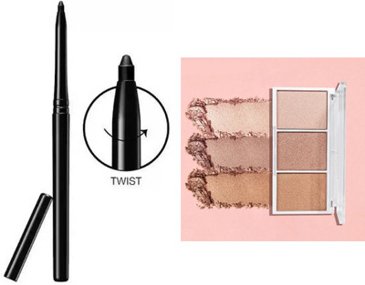BLUEMERMAID BEST 3 IN 1 MULTI-COLOR HIGHLIGHTER PELLET WITH BLACK CRAYON KAJAL(2 Items in the set)