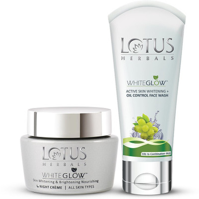 LOTUS HERBALS WhiteGLow Night Routine Combo(1 Items in the set)