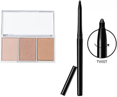 SEUNG BEST QUALITY NEW HIGHLIGHTER WITH KAJAL FOR MAKEUP(2 Items in the set)
