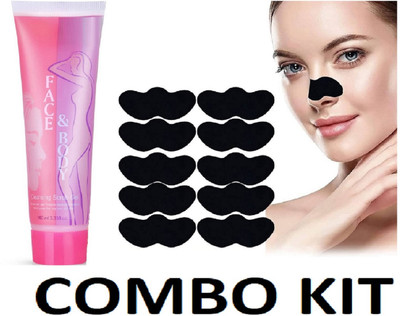 nn NEW BODY SCRUB AND NOSE STRIPS PERFECT FOR COMBO PACK(2 Items in the set)