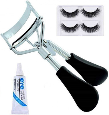 ClubComfort Combo of Eyelash Curler and False Eyelashes(4 Items in the set)
