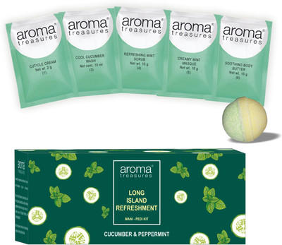AROMA TREASURES Fruit Fizzies Long Island Refreshing (Cucumber & Peppermint) 5items in set(1 Items in the set)