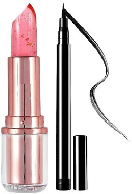 THTC COLOR CHANGE GEL LIPSTICK WITH WATER FOR EYELINER(2 Items in the set)