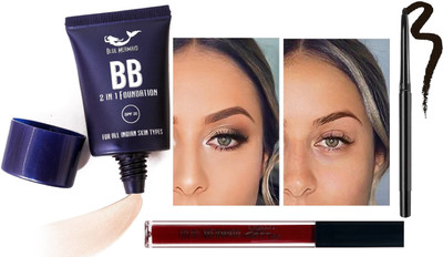 BLUEMERMAID Sweat Resistant,Lightweight,Waterproof,Smudge Proof(3 Items in the set)