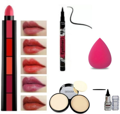 Geggsa Makeup Combo Kit Girls And Women(5 Items in the set)