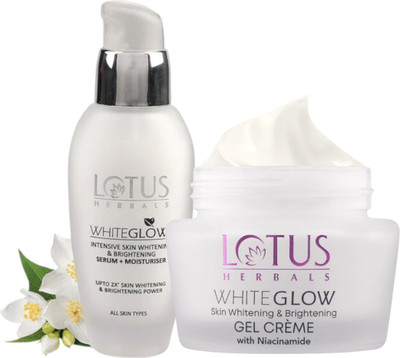 LOTUS HERBALS WhiteGlow Serum With Gel Cream(2 Items in the set)