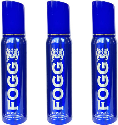 FOGG ROYAL PACK OF 3 600ml Deodorant Spray  -  For Men(600 ml, Pack of 3)