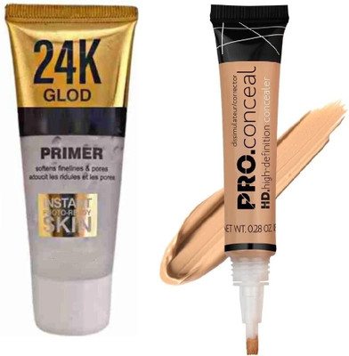 Neycare matte look concealer with primer watreproof long lasting super perfect face looking(2 Items in the set)