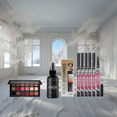 Earthcon Combo Pack Of Makeup Fixer Natural Contour Stick Eyeshadow(4 Items in the set)