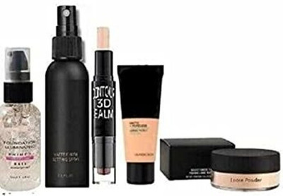 wryak Rose Gold Eyeshadow With 3 in 1 Mascara , Eyeliner and Eyebrow Pencil(5 Items in the set)