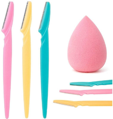 Libline Eyebrow,Neck,Face,Upper Lips As Well As , make up beauty blender puff sponge(2 Items in the set)