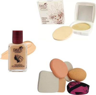 DA.VE Compact+Foundation+Benders n puff(4 Items in the set)