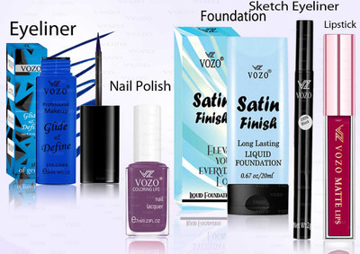 VOZO Makeup Combo Professional Cosmetic Kit with Ultra-Pigmented Set-236(5 Items in the set)