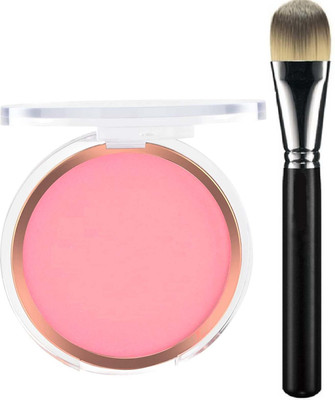 tanvi27 Pink Blusher Palette With Brush for Girls and Women(2 Items in the set)