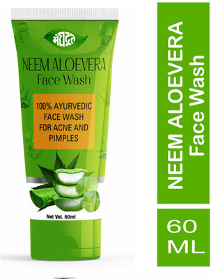 MEGHDOOT Neem Aloevera  -Pack of 1 Face Wash(60 ml)