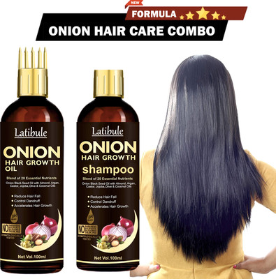 Latibule Red Onion Black Seed Oil Shampoo With Natural Extracts & Herbs (2 in set)(2 Items in the set)