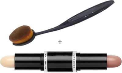 SHEFFO BEST CONTOUR STICK WITH FOUNDATION BRUSH(2 Items in the set)