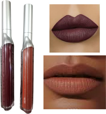Luipui trending dark and light brown lipstick for lips pack of 2(1 Items in the set)