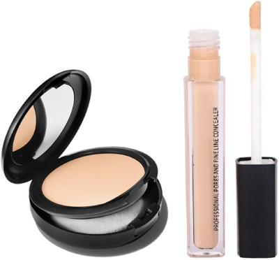 Yuency Matte finish makeup setting compact with HD spotless liquid concealer(1 Items in the set)