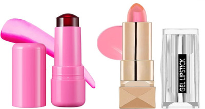 GFSU - GO FOR SOMETHING UNIQUE Waterproof And Long Lasting Gel Lipstick with blusher stick(2 Items in the set)