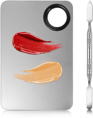 Beaute Secrets Makeup Plate Cosmetic Mixing Palette with Spatula for Mixing(2 Items in the set)