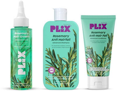 The Plant Fix Plix Rosemary Hair Growth Advanced Combo for Reducing Hair Loss & Breakage(3 Items in the set)
