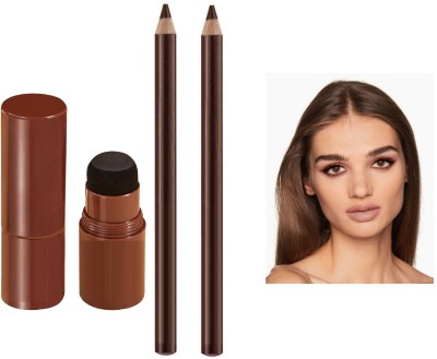 Libline Hairline Shadow Powder Stick & Longwear Waterproof Eyeliner Pencil(3 Items in the set)