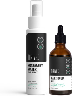 ThriveCo Hair Nourishment Duo: Hair Growth Serum 2.0 and Rosemary Water Spray(2 Items in the set)