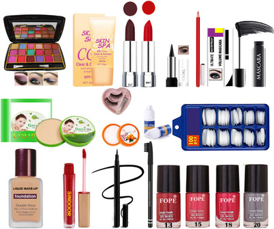 FOPE Ultra Glow Professional Makeup Kit Combo Set for Women/Girls A20230729(20 Items in the set)
