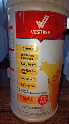 Vestige veslim mango shake aaeVery energetic product weight loss(1 Items in the set)