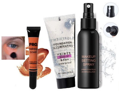 REIMICHI WATER PROOF & LONG LASTING FACE MAKEUP EYE PRIMER OR FIXER OR PRO CONCEALER(3 Items in the set)
