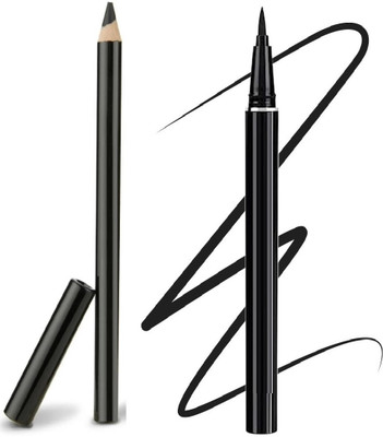 THTC Matte Finish & Waterproof Kajal And Eyeliner(2 Items in the set)