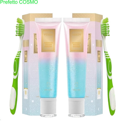 Prefetto COSMO Minty Whitening Paste + Brush Combo – Niacinamide(4 Items in the set)