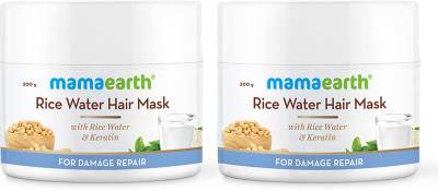 MamaEarth Rice Water Hair Mask with Rice Water and Keratin (Pack of 2)