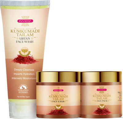 Inveda Kumkumadi Mini Facial Kit(3 Items in the set)