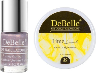 DeBelle Nail Polish & Remover Combo (Dainty , Lime Lush)(1 Items in the set)