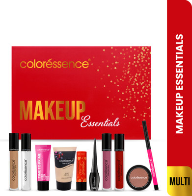 COLORESSENCE Makeup Essentials Kit with 10 Premium Products | Waterproof & Smudge Proof(10 Items in the set)