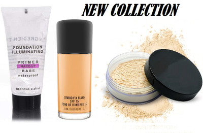 SEUNG MAKEUP COMBO SET PRIMER+FOUNDATION+LOOSE POWDER(3 Items in the set)