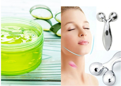 Latixmat 3D Manual Body Massager with Aloe Vera Massage Gel(2 Items in the set)