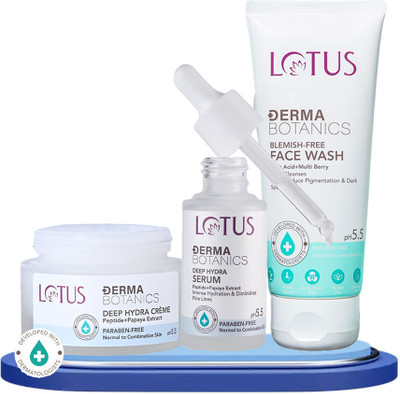 LOTUS Derma Deep Hydra Boosting Regime(3 Items in the set)