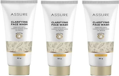 Detak ASSURE Clarifying Neem Seed Combo Face Wash (120 g) 3pc(3 Items in the set)