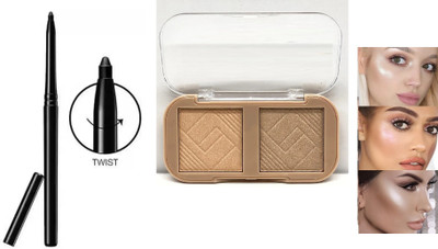SEUNG BEST NEW MAKEUP COMBO HIGHLIGHTER + KAJAL(2 Items in the set)