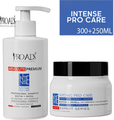 PRO ADS Intense Pro Combo Shampoo 300 ml,Conditioner Mask 250 ml Elite_uiW(2 Items in the set)