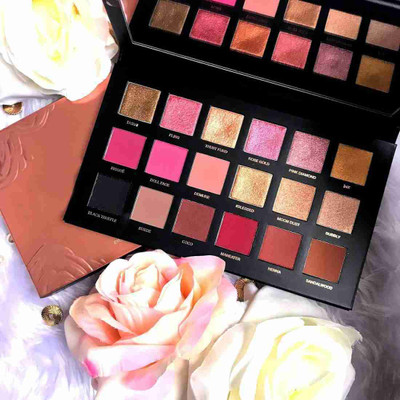 Hezruck 18 colour Rosegold Eyeshadow Platte Different & Beautiful Shades(1 Items in the set)