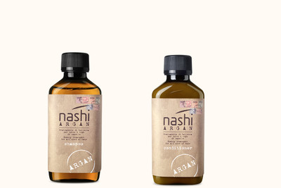 Nashi Argan Shampoo+Conditioner with Argan Oil and Linseed Oil For All Types Of Hair 200ml Each (1 Items in the set)(1 Items in the set)