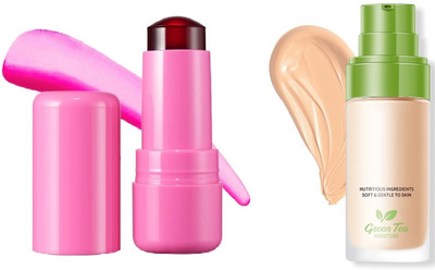 GFSU - GO FOR SOMETHING UNIQUE Moisture matte finish Foundation with jelly blusher(2 Items in the set)