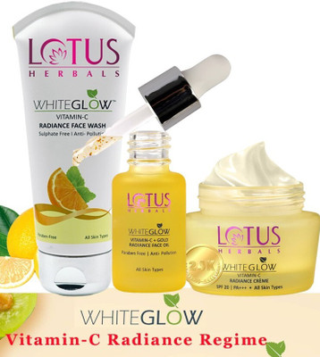LOTUS HERBALS WhiteGlow Vitamin C Radiance Regime(3 Items in the set)