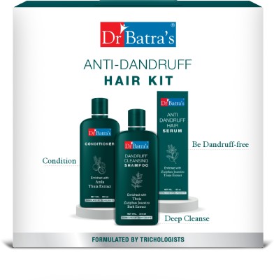 Dr. Batra's Anti-Dandruff Hair Kit Lively Clean Hair & Healthy Scalp(525 ml)