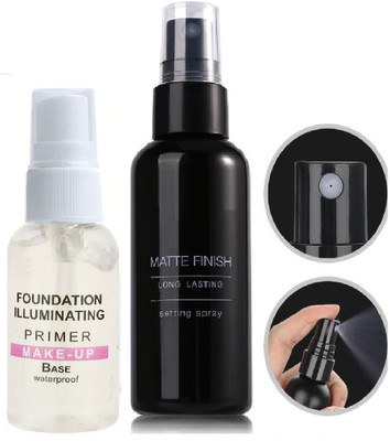 Yuency Most Trending combo Makeup setting Fixer and gel base Primer(2 Items in the set)