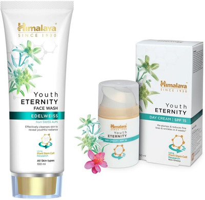 HIMALAYA YOUTH ETERNITY FACE WASH 100ML + DAY CREAM 50ML(2 Items in the set)